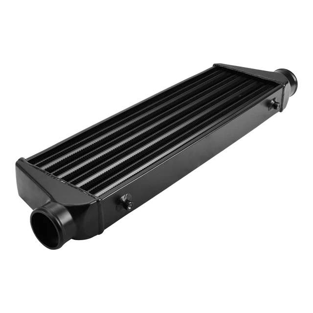 Black Universal Intercooler 27X7X2.5" 2.5"I/O NEW TUBE AND FIN
