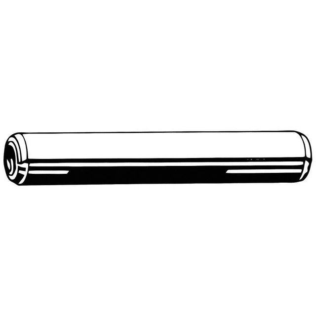 Pin GRAINGER APROBADO M51430.040.0040, acero inoxidable A2,4 mm dia., PK10