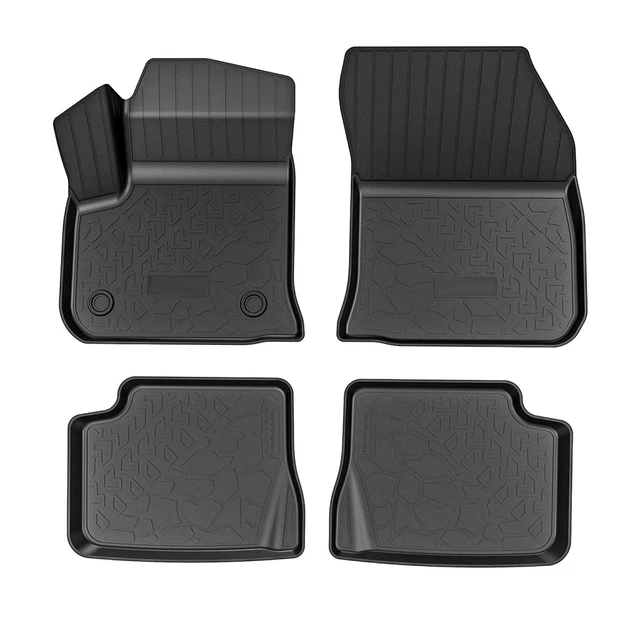 J&J AUTOMOTIVE Tappetini TPE Per Peugeot 3008 (2017+) – Kit 4 Pezzi, Inodori E Antiscivolo