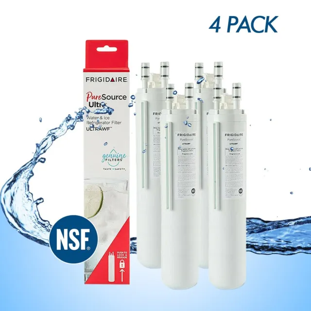 4 Pack Frigidaire ULTRAWF Pure Source Ultra Water & Ice Filter Brand New Sealed