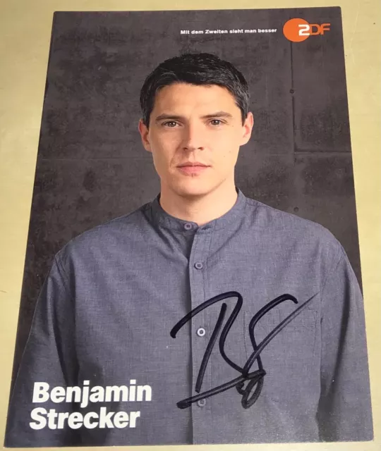 Benjamin Strecker Orig. signierte Autogrammkarte Autogramm Soko Stuttgart ZDF #1