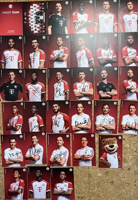 Lot De 5 Cartes Autographes TV Großwallstadt 1988-89 - Handball Allemand Original