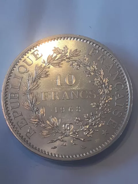 10 Francs Hercule 1968 Piedfort