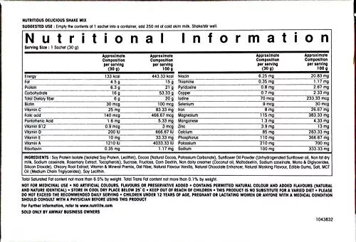 Batidos nutritivos deliciosos en polvo Amway Nutrilite Body Key - (Chocolate, 420 g) 3