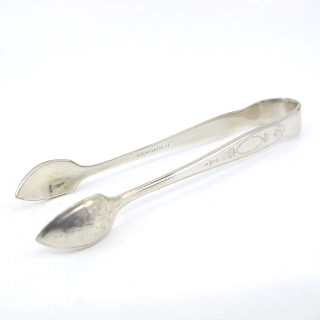 MISSOURI PACIFIC LINES Railroad Dining Car Silverplate Sugar Tongs EMPIRE (1921)