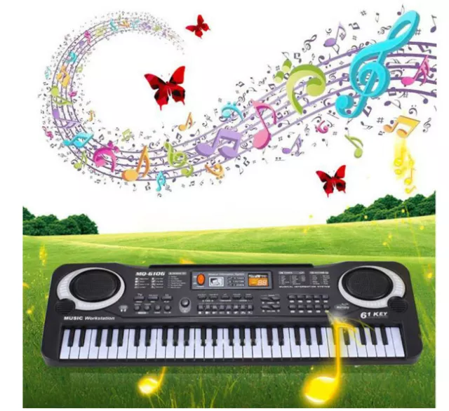 New 61 Keys Digital Music Electronic Keyboard Key Board Gift Electric Piano Gift