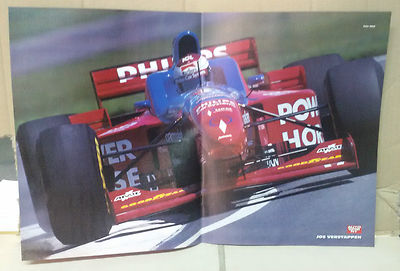 doppio EDDIE IRVINE / LIATTI Poster PONS   cm 41 x 27 circa mini 