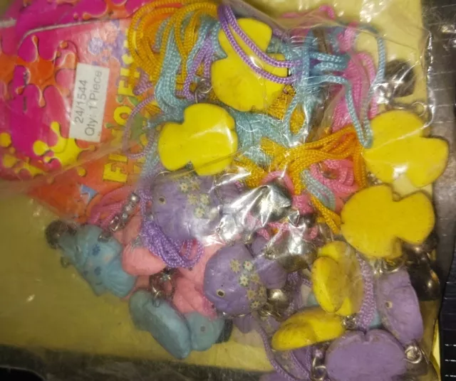 Fimo Fish Necklaces, One Dz, Unused Unopened, Fish,(BX 16)