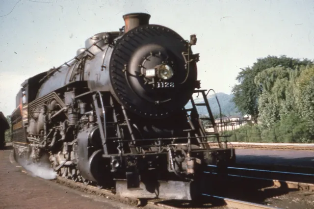 Duplicate  Train Slide Western Maryland 2-10-0 #1128 06/1950 Cumberland MD