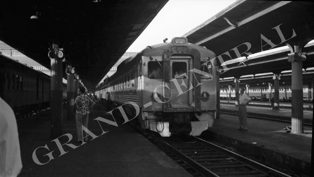 Original Baltimore & Ohio Railroad B&O Negative Budd Car Union Station Delaware