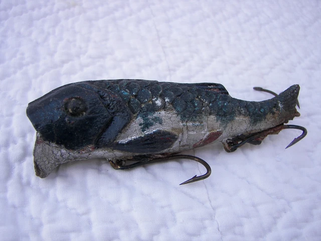 Leurre Fresh Water Leurre Vintage Whopper Stopper Hellbender #912 - Crankbait Noir/blanc 4,5 Pouces (années 60) Crankbait Vintage Noir Blanc 4.5 Pouces