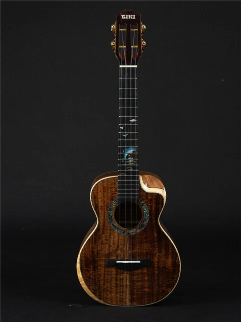 Full Solid Ukelele All solid koa wood 26 Inches Tenor Acoustic -