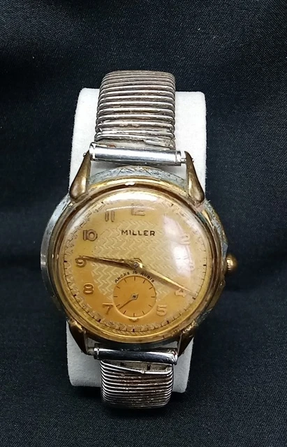 Montre Bracelet Vintage Homme - Marque ROCAR - Mécanique Militaire - Ne Fonctionne Pas