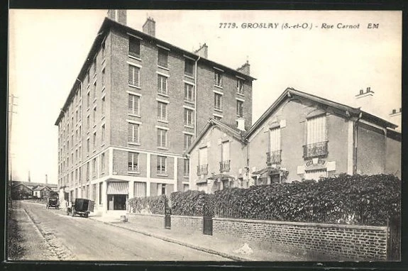 CPA Groslay, Rue Carnot