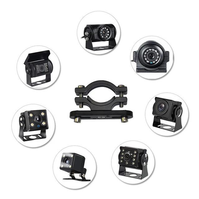 19-30mm 360° Rotate Car Truck Camera Side View Mount Bracket Multi Fixing Frame