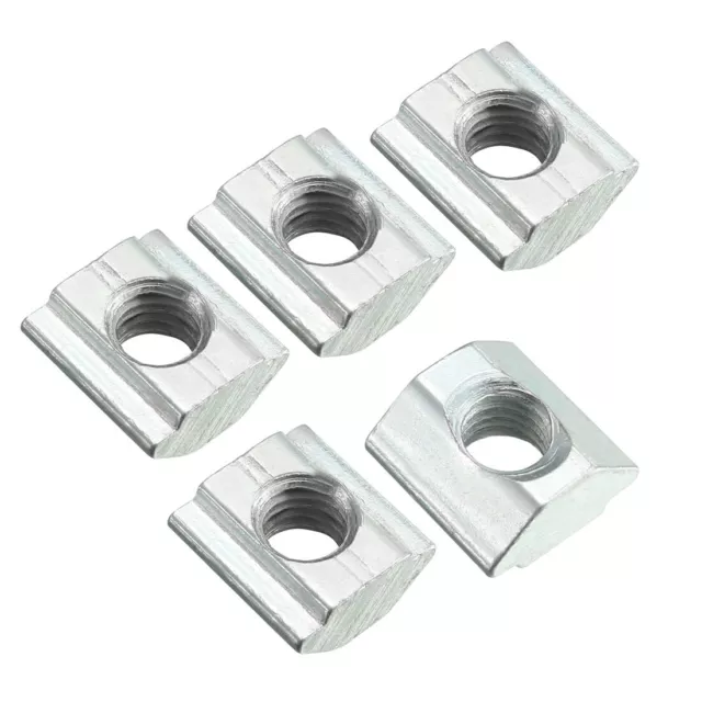 Faites glisser dans T-Écrou M5 fileté Pour série 2020 face aluminium 12 pcs