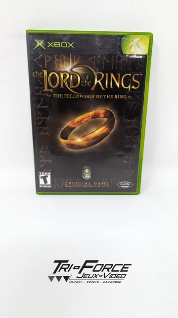 Lord of the Rings Fellowship of the ring CIB Complete game Xbox WITH CARD