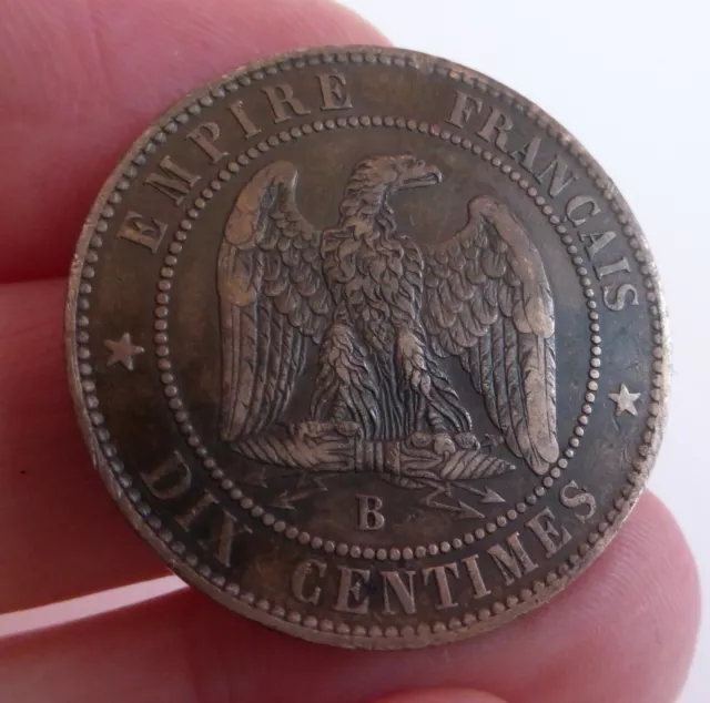 TTB SUP Napoléon III 10 Centimes 1853 B Rouen (1 2 5 20 50 A BB D K MA W)