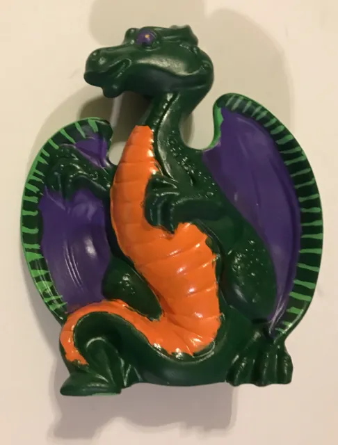 Ceramic Handpainted Dragon Made In Thailand 6 x 5 In.