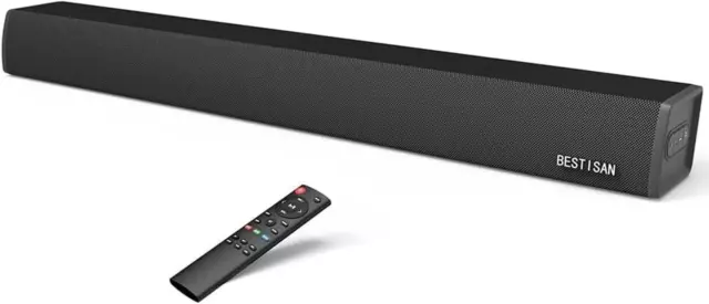 34Inch 100W Sound Bar, Wired and Wireless Soundbar for TV, Home Theater Sound Ba