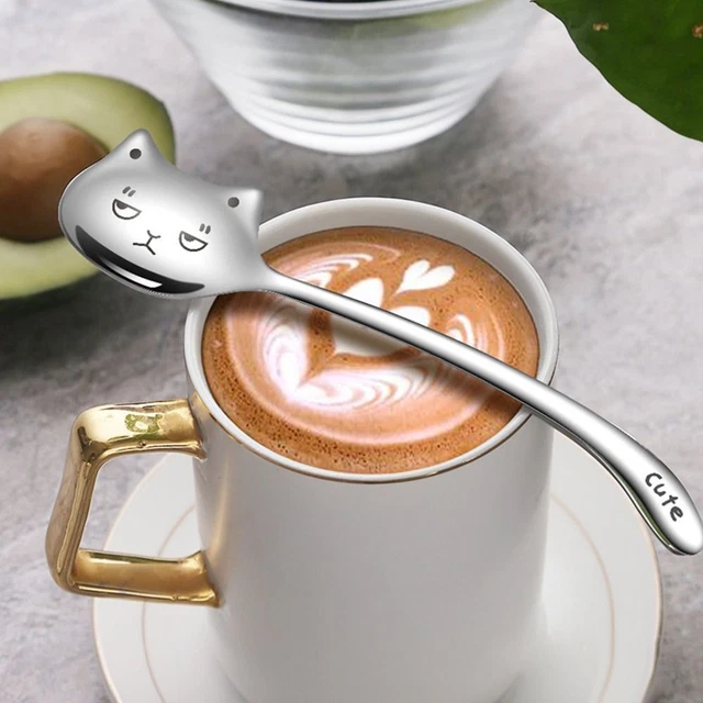 Cuchara de café cuchara de postre comida cuchara cuchara creativa agitador cuchara