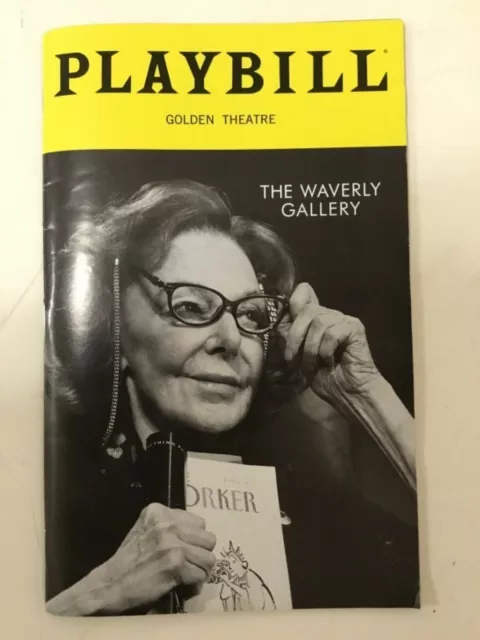 ELAINE MAY THE WAVERLY GALLERY PLAYBILL NYC BROADWAY DECEMBER 2018  Michael Cera