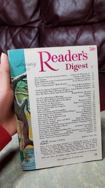 READER'S DIGEST MAGAZINE January 1971 Hostage in Peking £3.19 - PicClick UK