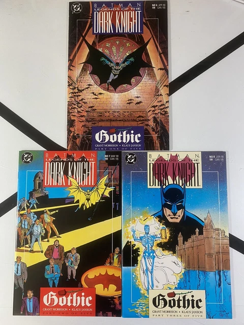 Batman Legends of the Dark Knight #6-8 "Gothic" Parts 1-3 NM DC Comics (1990)