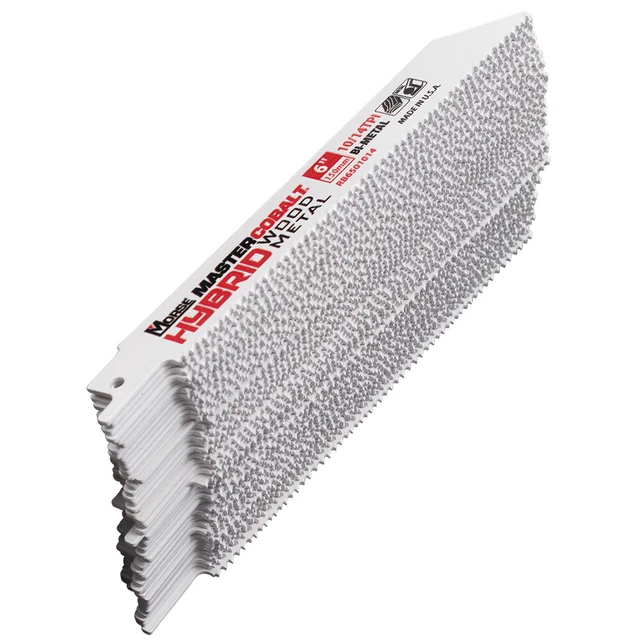 50 Pc Set MK Morse Master Cobalt Hybrid Bi Metal 10-14 TPI Reciprocating Saw
