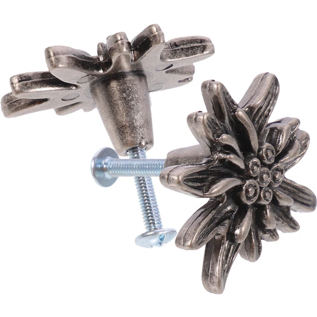 2 Pcs Retro Handle Closet Door Knobs Drawer Handles Door Handle