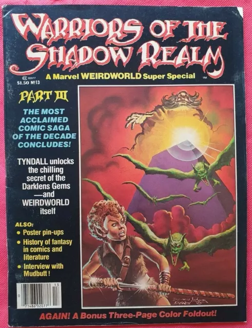 MARVEL SUPER SPECIAL #13 WARRIORS OF THE SHADOW REALM 1979 Weirdworld