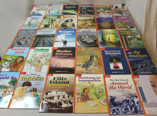 SET 30 MACMILLAN McGraw-Hill Treasures Approaching Level Grade 5 ...