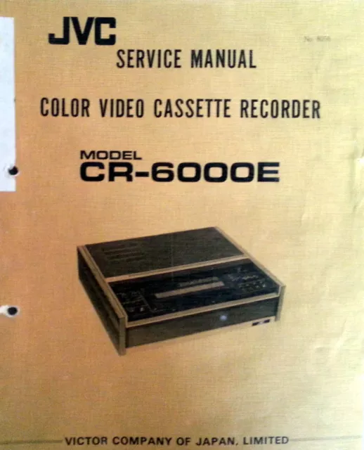 JVC CR-6000E Service Manual
