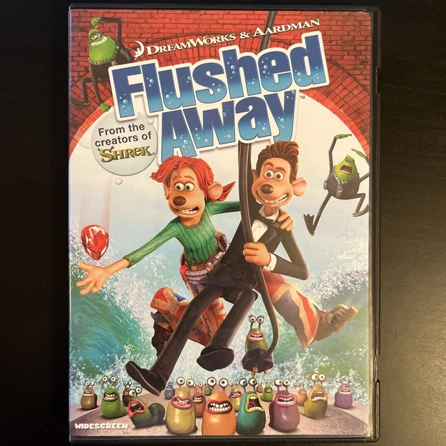 FLUSHED AWAY (DVD, 2007, Widescreen Sensormatic) £5.70 PicClick UK