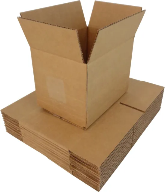 (10) DVBC10 Adjustable Cardboard DVD Mailers Shipping Boxes Containers Shippers
