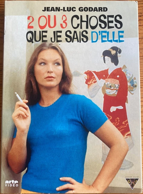 Dvd 2 ou 3 choses que je sais d’elle avec son livret JL Godard