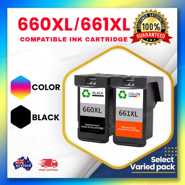 NON-OEM Ink Cartridge For Canon PG 660XL CL 661XL TS5360 TS5360a TS5365 TS7060a