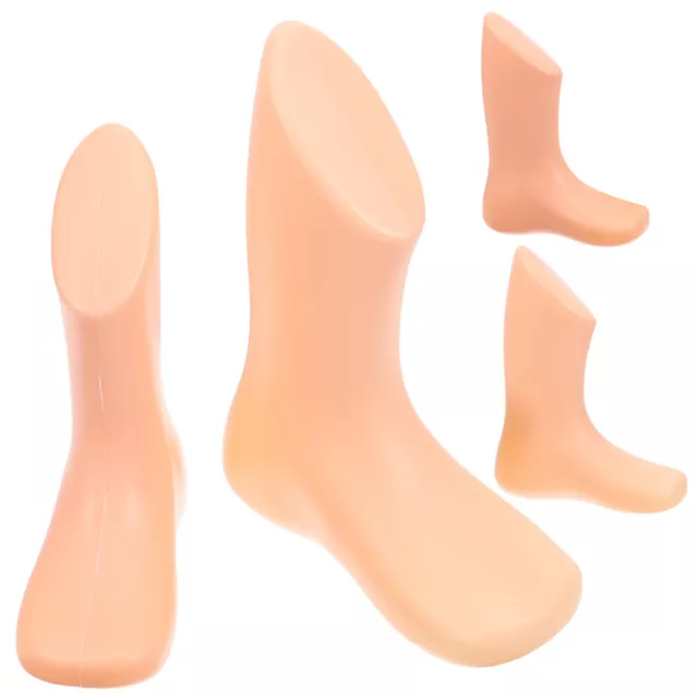 4pcs Plastic Kids Feet Mannequin for Sock & Shoe Display-FN