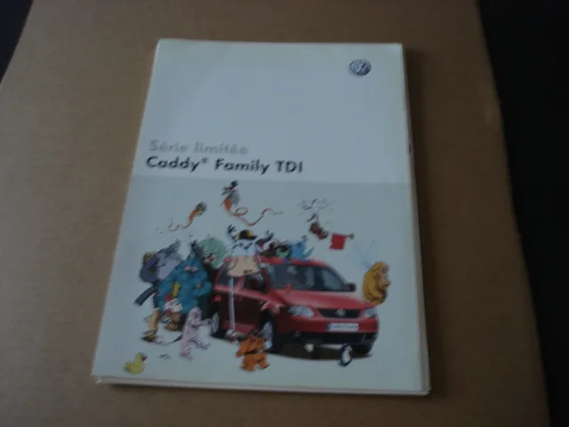 catalogue Volkswagen   caddy  family TDI -  6/2007 - série  limitée