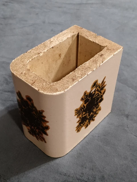 Vintage Floral Rose heavy Brick Planter
