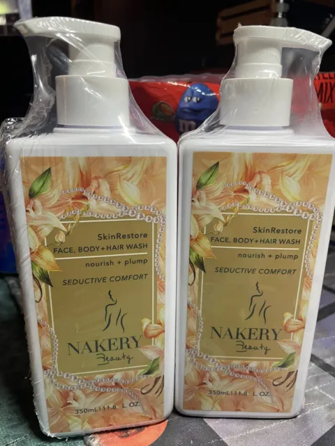 Lavado facial, corporal y cabello 2-Nakery Beauty SkinRestore - 11,8 fl. 350 ml oz