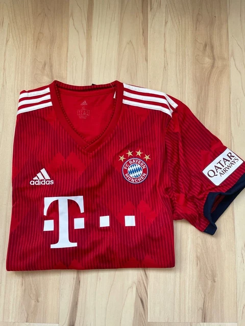 adidas FC Bayern München Herren Heimtrikot 18/19 - Rot, Größe XL (CF5433)