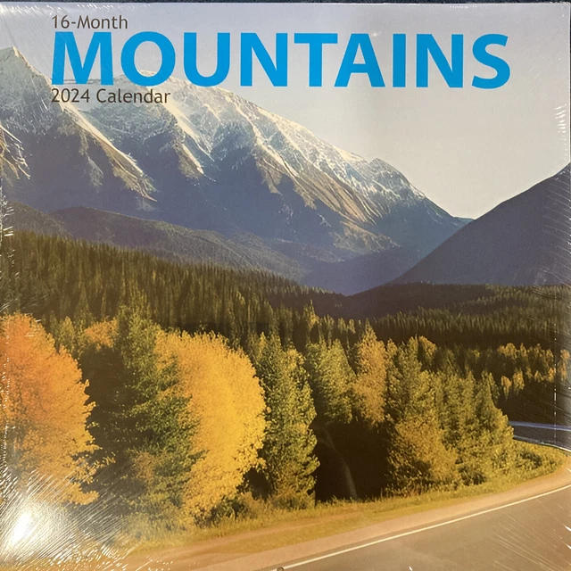 2024 MOUNTAINS 16 Month 2024 Wall Calendar 8.50 PicClick