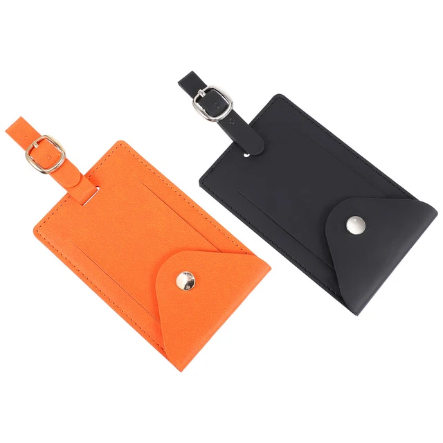 2 Pcs Étiquettes De Bagages Personnalisées D'identification Des Valise