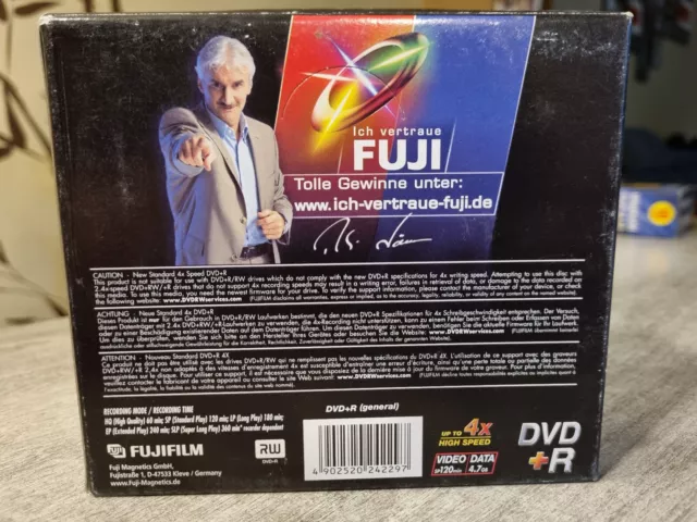 fujifilm DVD+R boite de 5pcs,sp120min,4.7GB,neuf 2