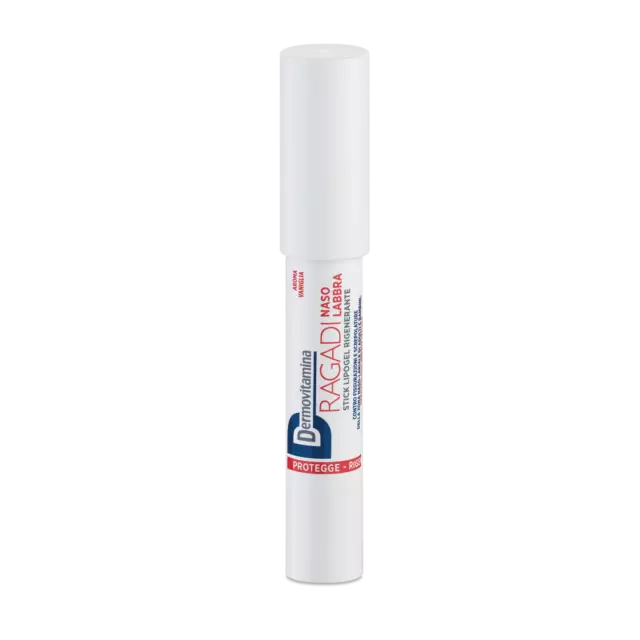 Dermovitamina Ragadi Naso Labbra Stick 3 ml | Stick lipogel rigenerante per naso