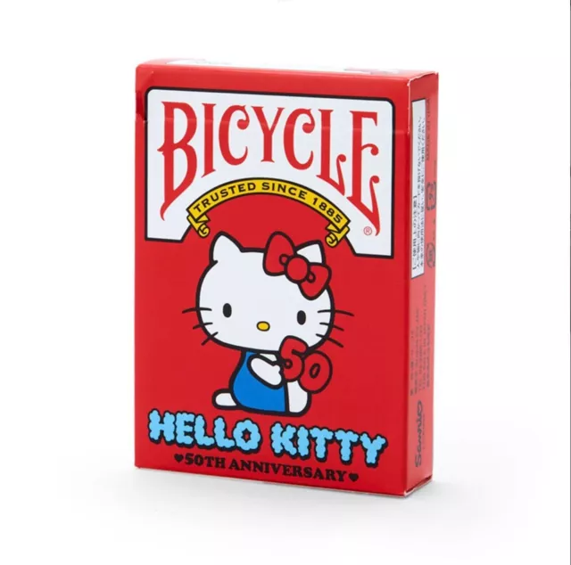 Bicycle Sanrio Hello Kitty 50th Anniversary Playing Cards / Trump / Rare