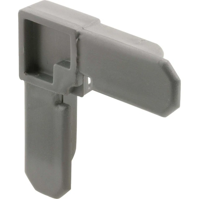 Prime-Line 3/4 pulgadas x 5/16 pulgadas Esquina de marco de plástico gris (4 unidades) PL7727