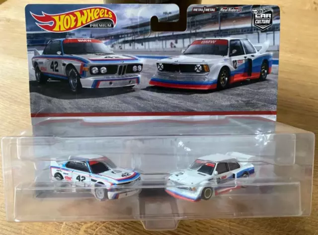 Hot Wheels Premium - '73 BMW 3.0 CSL Race Car & BMW 320 Group 5