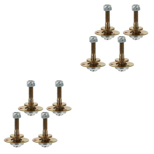 2x Tornillos para mecedora Tornillos para silla de oficina Pernos Silla de patio Pies Tornillo
